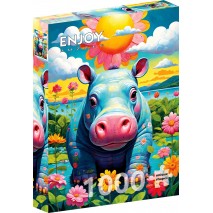 Puzzle 1000 p Sunny Hippo