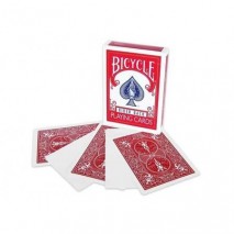 Bicycle magie cartes blanches dos rouge