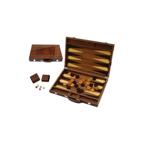 Backgammon bois luxe 46cm