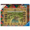 Puzzle 1500 p La Carte de Poudlard